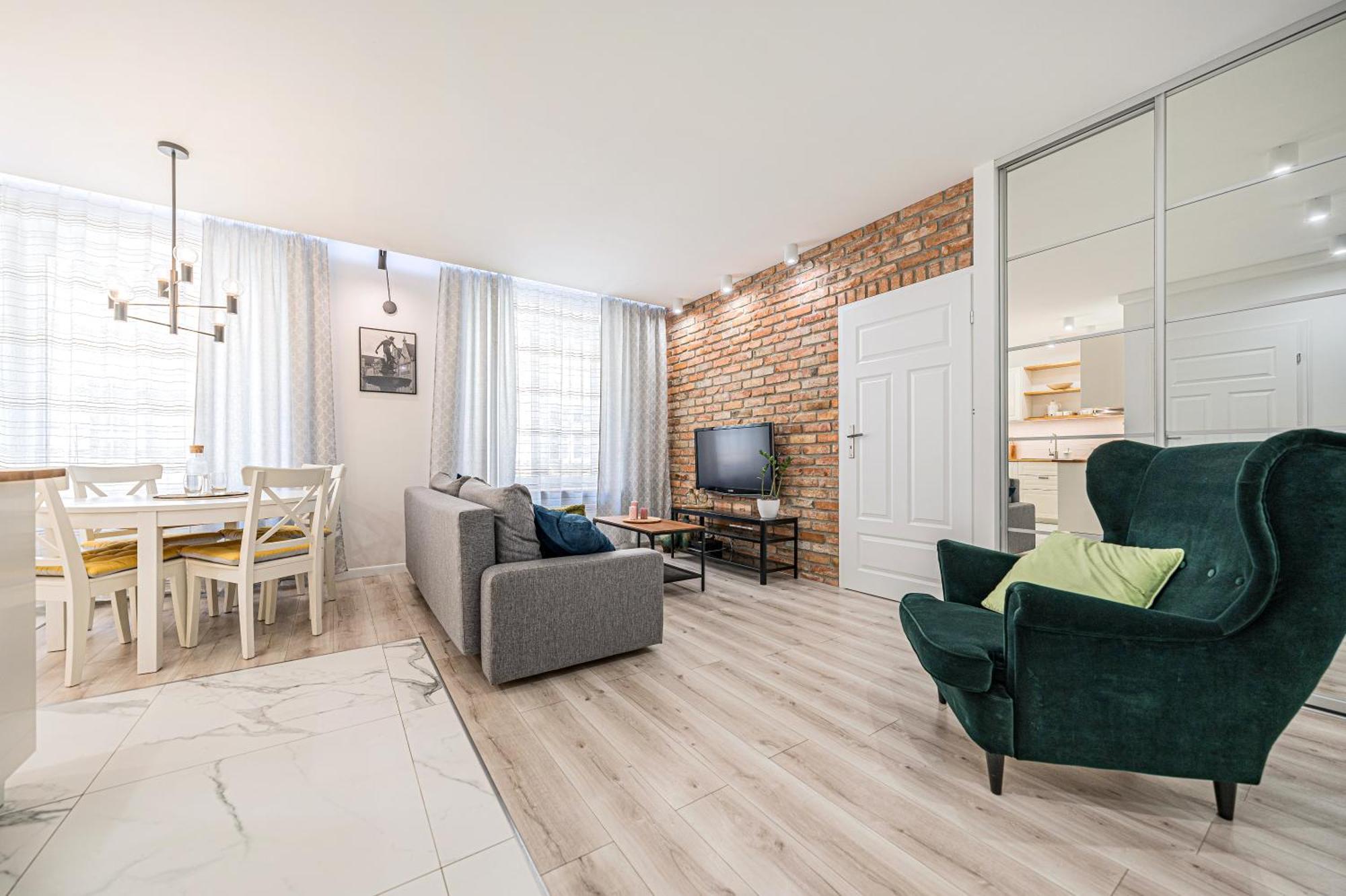 Glow Apartments - Apartament Chlebnicka Гданьск Экстерьер фото